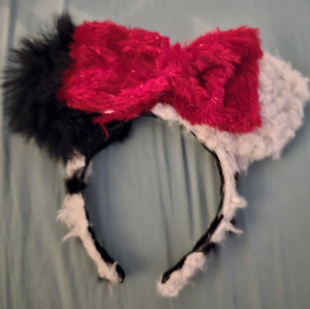Cruella Deville Minnie mouse ears